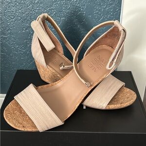 Area Ankle Strap Wedge Sandal